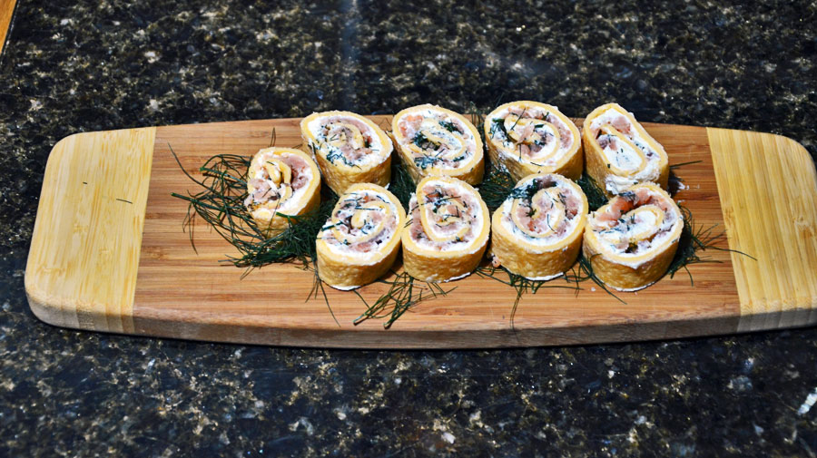 Creamy Smoked Salmon Rolls for Your Next House Party